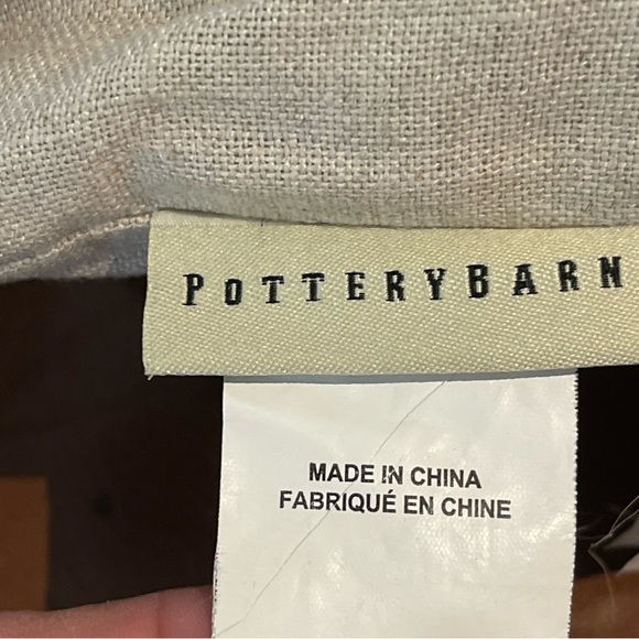 12 x 16 Pottery Barn linen accent pillow - Picture 4 of 8